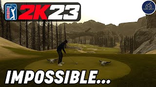 NEW IMPOSSIBLE COURSE in PGA TOUR 2K23 [upl. by Di]