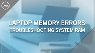 Troubleshooting Memory Errors on Dell Laptops  RAM Not Detected Official Dell Tech Support [upl. by Eytak]