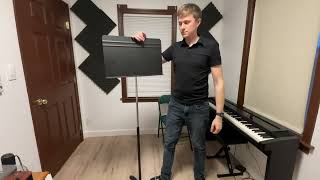 Music Stand Manhasset M48 Symphony Stand Review [upl. by Annaek]