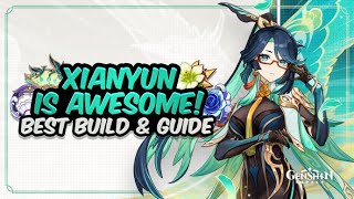 COMPLETE XIANYUN GUIDE Best Xianyun Build  Artifacts Weapons Teams amp Showcase  Genshin Impact [upl. by Lail]