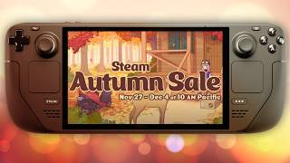 Top 5 Games to Grab for Your Steam Deck This Autmn Sale [upl. by Zerelda]