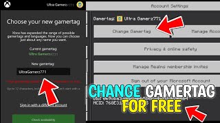 How To Change Gamertag In Minecraft pe Free  How To Change Gamertag In Minecraft pe Mobile [upl. by Chao297]