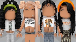 12 BADDIE roblox outfits w codes amp links ♡ [upl. by Weigle]