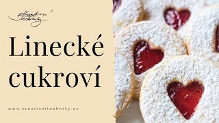 Linecké cukroví recept na tradiční vánoční cukroví amp linecké těsto │ Kreativní Techniky [upl. by Osana818]