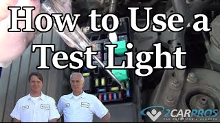 HOW TO USE AN AUTOMOTIVE TEST LIGHT TO FIND PROBLEMS [upl. by Trillby]