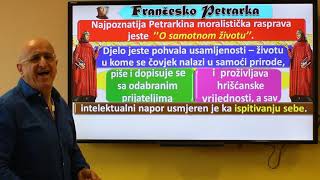 Crnogorski srpski bosanski hrvatski jezik i književnost  Frančesko Petrarka quotKanconijerquot [upl. by Millda]