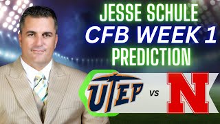 UTEP Miners vs Nebraska Cornhuskers Predictions and Picks  College Football Week 1 Picks [upl. by Hampton350]