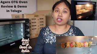 Agaro OTG Oven Review amp Demo in Telugu  Best OTG Oven in India  Review amp Demo in Telugu  Best OTG [upl. by Squier788]