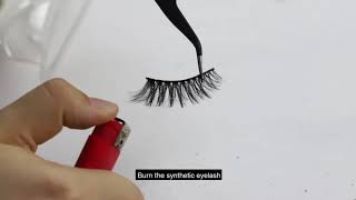 watch the video know what difference between mink and synthetic lash [upl. by Yenor89]