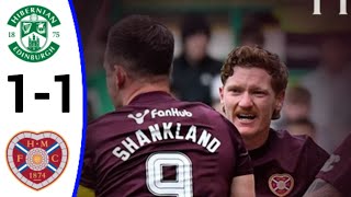 Hibernian vs Hearts 11 All Goals and Extended Highlights [upl. by Htnicayh]