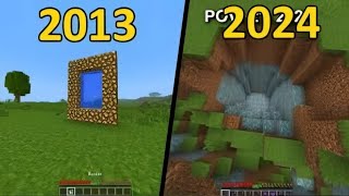 Minecraft Nostalgia 2013 VS 2024 [upl. by Yatnoed747]