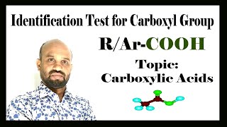 Lesson 20 Test for Carboxyl group  Topic Carboxylic Acids  Organic Chemistry [upl. by Vinnie]