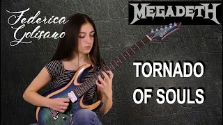 Tornado of Souls  Megadeth  Solo Cover by Federica Golisano with Cort X700 Duality [upl. by Htnicayh]