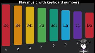 Play Xylophone Using Youtube With Keyboard Numbers [upl. by Adnoel259]