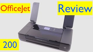 HP OfficeJet 200 Mobile Printer Review [upl. by Essilec]