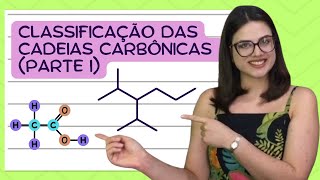 Aula 7  Classificação das cadeias carbônicas Parte 1 [upl. by Mountford]