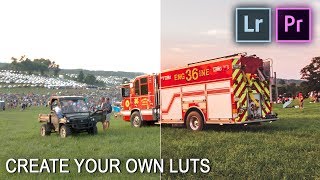 How to Turn Lightroom Presets into LUTS  Color Grading in Premiere Pro [upl. by Ingeborg]