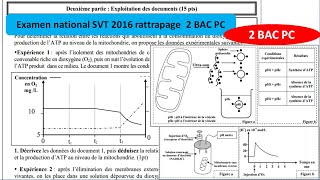 Examen national svt 2 bac pc biof rattrapage 2016 شرح بالداريجة [upl. by Adda664]