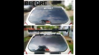 HOW TO INSTALL A SPOILER DIY [upl. by Seabrook]