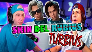 Reaccionando a la skin del Rubius Le done bits SALIO MAL 🤡 servira como skin del turbius😎 [upl. by Adnuhs]