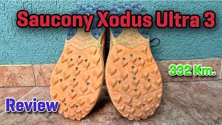 Review Saucony Xodus Ultra 3 con 300k [upl. by Dnomyad]