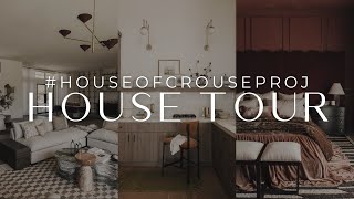 House Tour of a Moody and Eclectic Interiors Project  THELIFESTYLEDCO HouseOfCrouseProj [upl. by Traggat]