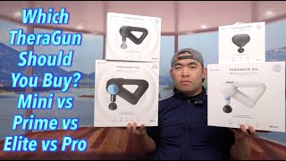 Which TheraGun Should You Buy Mini vs Prime vs Elite vs Pro [upl. by Artimid71]