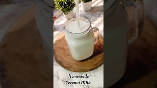 Homemade Coconut Milk Recipe ytshorts sohrts viralshort [upl. by Airehs215]