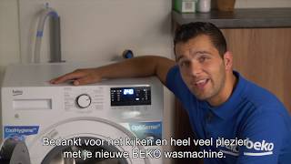 Zelf je wasmachine installeren  Beko [upl. by Yrojram]