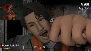 Markiplier Jumpscares Foxy Fnaf Animation [upl. by Kamat]