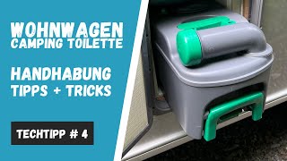 Campingtoilette im Wohnwagen  Handhabung Funktionsweise TippsTricks ► TechTipp 4 von radzfatz [upl. by Nagiam369]