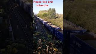 Class 60 60028 accelerates away from a signal check at Woodborough [upl. by Eelanaj559]