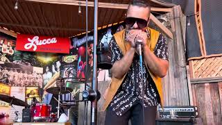 Aki Kumar Blues Band  Lucca’s Benicia CA 42124  Hoochie Coochie Man [upl. by Amary133]