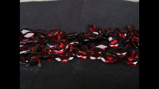 Garnet retail  wholesale marquise cut calibrated 12x6mm affordable cheap discounted 50 to 80 [upl. by Ahsinaw]