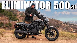 2024 Kawasaki Eliminator 500 SE Review  Official EU Launch Spain  Honda Rebel Killer [upl. by Ylahtan401]