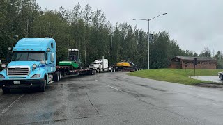 Hauling lumber and equipment to Soldotna and Fairbanks Alaska [upl. by Most92]