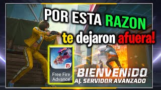 Porque no me deja entrar al servidor avanzado de free fire Noviembre 2023 solucion descarga servidor [upl. by Daryn299]