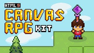 Build a Game with JavaScript and HTML Canvas RPG Kit series [upl. by Anytsirk779]