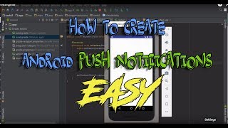 Create Push Notification in android EASY using oneSignal service [upl. by Cornelia]