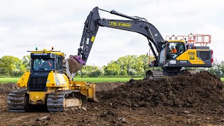 New Reservoir Project  Volvo EC300EL amp Komatsu D61 PXi 🚧 [upl. by Alexis]