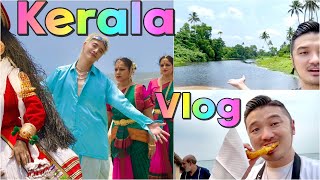 Kpop singer shoots MV in Kerala🇮🇳🇰🇷Kochi amp Alleppey vlog aoora fridayyy keralatourism [upl. by Ardnik3]