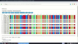 4 MAFFT y MSA Viewer  MAFFT Server [upl. by Sanborn]