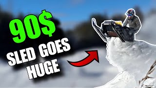 90 SNOWMOBILE GOES HUGE [upl. by Roban]