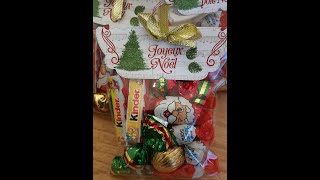 DIY sachet de friandise pour Noël [upl. by Aneerb]