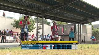 Mens Double Trap final  Nicosia 2013 ISSF World Cup [upl. by Amadeus592]