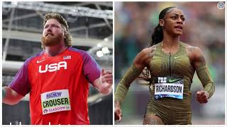 RYAN CROUSER ON SHACARRI RICHARDSON AS OLYMPIC FLIGHT COMPANION FOR PARIS SHES A FIRECRACKER [upl. by Opalina]