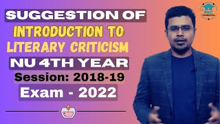 Suggestion of Introduction to Literary Criticism Exam 2022 NU Fourth Year [upl. by Lemej703]