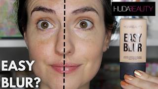 NEW Huda Beauty EASY BLUR Foundation  Primer  10 Hour Wear Test on DRY SKIN [upl. by Weasner55]