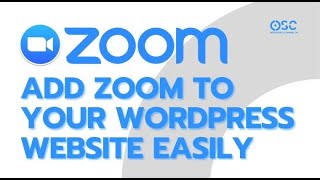 How To Host A Zoom Meeting With Wordpress Easily [upl. by Lyrad]