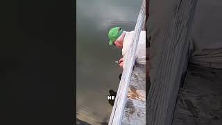 Grandpa’s BareHanded Catch Shocks the Whole Town shorts fishing bigfish [upl. by Burhans171]